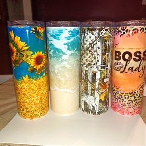 Stainless steel tumblers